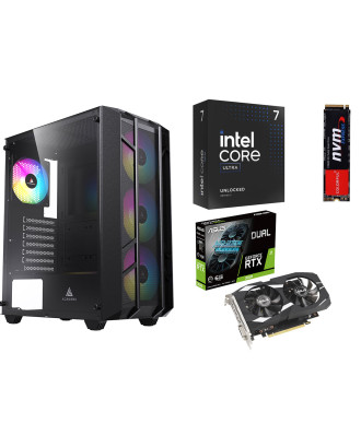 Desktop Gaming / Design ( Ultra 7 265KF / Ram 16GB DDR5 / M.2 PCIe 512GB / RTX 3050 6GB  ) 