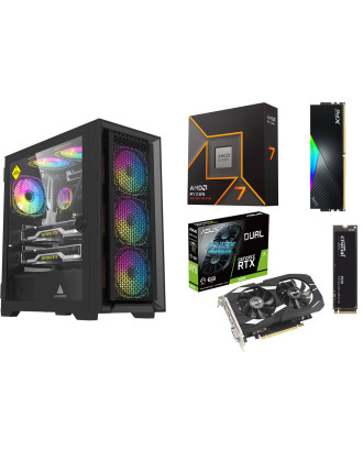 Desktop Gaming / Design ( Ryzen 7 9700X / Ram 16GB / M.2 PCIe​ 1TB 4.0 / RTX 3050 6GB  ) 