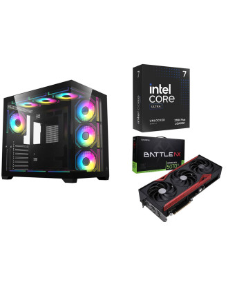 Desktop Gaming / Design ( Core Ultra 7 270K Plus / Ram 32GB DDR5 / M.2 PCIe 1TB / RTX 5070Ti 16GB ) Desktop Gaming / Design ( Core Ultra 7 270K Plus / Ram 32GB DDR5 / M.2 PCIe 1TB / RTX 5070Ti 16GB )