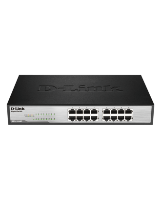 D-Link DGS-1016C 16-Port Gigabit Ethernet Unmanaged Switch (Metal Housing)