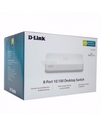 D-link DES-1008A 8-Port Fast Ethernet Desktop Switch Plastic 