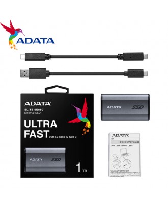 External SSD ADATA SE880 1TB (USB 3.2 Gen2 x2 Type-C, USB 20Gbps)