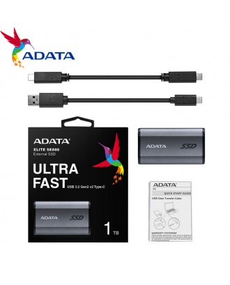 External SSD ADATA SE880 2TB (USB 3.2 Gen2 x2 Type-C, USB 20Gbps)