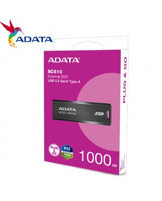 External SSD ADATA SC610 1TB USB 3.2 Gen2 (USB 10Gbps)