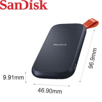SANDISK E30 EXTREME PORTABLE SSD 2TB 520M/s EXTERN...