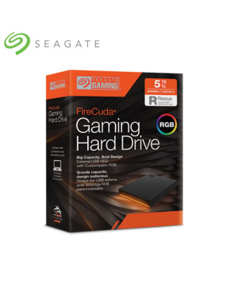 Seagate ​FireCuda Gaming​ STKL5000400 5TB External Hard Drive
