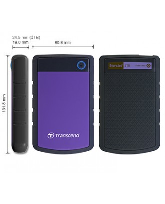 External HDD Transcend StoreJet 25H3 4TB (USB 3.0 Gen 1)