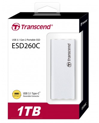 External SSD Transcend ESD260C 1TB USB 3.1 Gen 2 (USB 10Gbps)