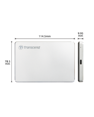 External HDD Transcend StoreJet 25C3S 2TB (USB 3.1 Gen 1 interface and USB Type-C port)