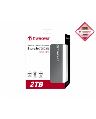 External HDD Transcend StoreJet 25C3N 1TB (USB 3.0 Gen 1)