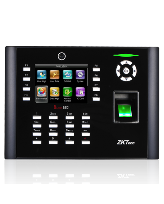 ZKTeco iClock 680 Fingerprint reader for time & attendance access control