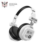HEADSET ONIKUMA GT803 White Gaming Wireless Wired ...