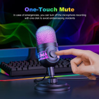 Microphone ONIKUMA M930 Colorful RGB USB...
