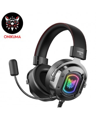 HEADSET ONIKUMA K3 WIRED RGB LIGHT GAMING