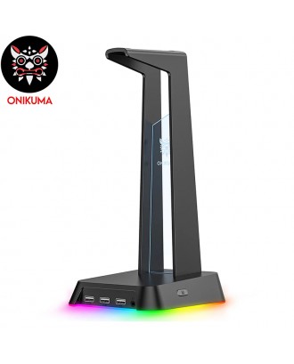 HEADSET STAND ONIKUMA ST-2 RGB GAMING WITH USB HUB 3PORT