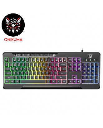 KEYBOARD ONIKUMA G32 Wired Gaming Keyboard RGB Backlit