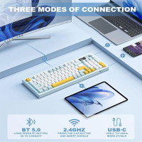 KEYBOARD ONIKUMA G80 94 Keys Wireless Keyboard wit...