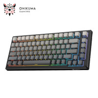 KEYBOARD ONIKUMA GAMING G83 (Key 75%) Tri-Mode Wir...