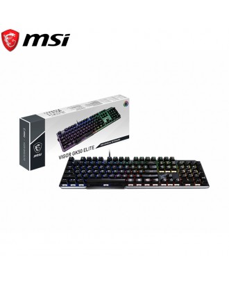 MSI VIGOR GK50 ELITE Gaming Keyboard (Mechanical switches \ Per-key RGB Mystic Light )