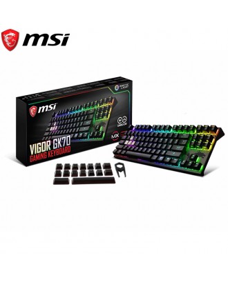 MSI Vigor GK70 CS ( Mechanical Gaming Keyboard / RGB Back-light / CHERRY MX RGB Red Switches)