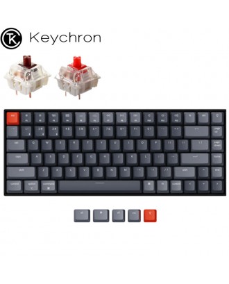 KEYCHRON K2 ALUM RGB WIRELESS MACHANICAL KEYBOARD 