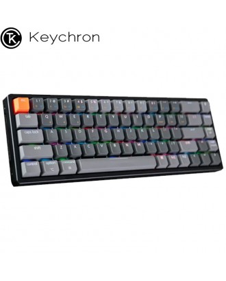 KEYCHRON K6 ALUM RGB WIRELESS MACHANICAL KEYBOARD