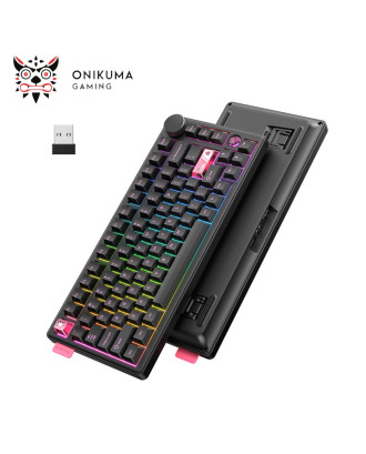 KEYBOARD ONIKUMA MT706 81-Keys Hot Swappable Triple Mode Mechanical KEYBOARD ONIKUMA MT706 81-Keys Hot Swappable Triple Mode Mechanical