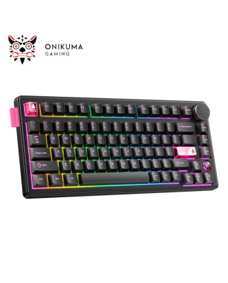 KEYBOARD ONIKUMA MT706 81-Keys Hot Swappable Triple Mode Mechanical KEYBOARD ONIKUMA MT706 81-Keys Hot Swappable Triple Mode Mechanical