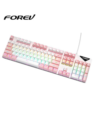Keyboard Gaming Forev Q302 Mechanical Blue Switches