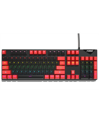 Keyboard Gaming Forev Q302 Mechanical Blue Switches