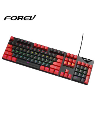Keyboard Gaming Forev Q302 Mechanical Blue Switches