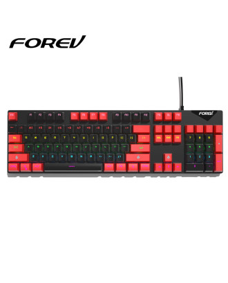 Keyboard Gaming Forev Q302 Mechanical Blue Switches