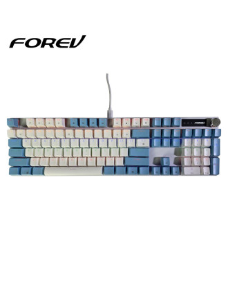 Keyboard Gaming Forev Q515 Mechanical Blue Switches