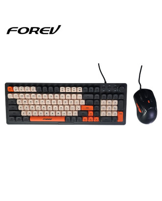 Keyboard & Mouse Set Gaming Forev Q908