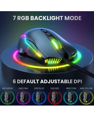 MOUSE ONIKUMA CW905 USB GAMING WITH COLORFUL