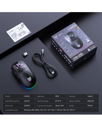 MOUSE ONIKUMA CW935 Tri-Mode Wireless Gaming RGB Lighting MOUSE ONIKUMA CW935 Tri-Mode Wireless Gaming RGB Lighting