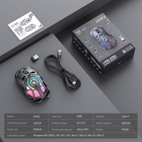 MOUSE ONIKUMA DM02 Tri-Mode Wireless Gaming RGB Li...