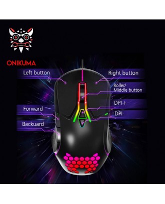 MOUSE ONIKUMA CW902 USB GAMING WITH COLORFUL