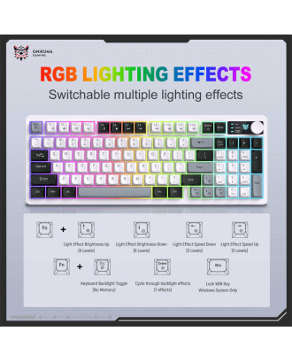 KEYBOARD ONIKUMA MT902 (Bluetooth / 2.4GHz / Wired)