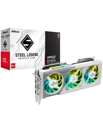 Asrock AMD Radeon RX 9070 XT Steel Legend 16GB