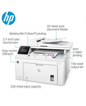 HP LaserJet Pro MFP M227FDW (Duplex Print, copy, scan, fax, Wifi) 