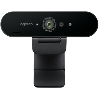 Logitech BRIO Ultra 4K Webcam Video Conferencing ...