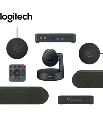 LOGITECH RALLY PLUS EU PREMIUM ULTRA-HD CONFERENCE AUTOMATIC CAMERA CONTROL BLACK