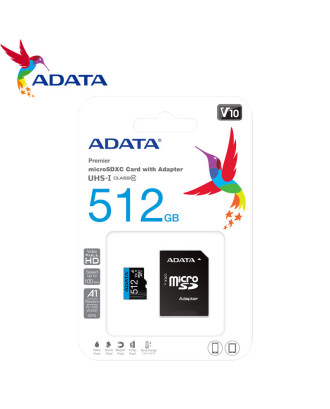 ADATA MICRO SD 512GB CLASS 10 MEMORY CARD