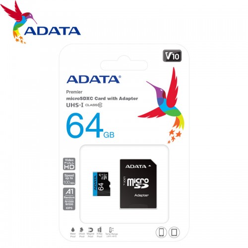 Memoria Micro SD 64GB Clase 10 NP - PCSYSTEM