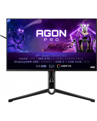 AGON Pro  AG274UXP ( 4K 144Hz /Nano  IPS / DCI P3 102% / HDR600 / Speaker 5 W x 2 + DTS / USB-C ) ( ***Pre Order ) 