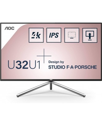 Professional Monitor AOC U32U1 ( 4K   / real 10bits / USB-C / 600nits​ / HDR 400 /  98% DCI-P3  ) ( ***Pre-Oder ) 