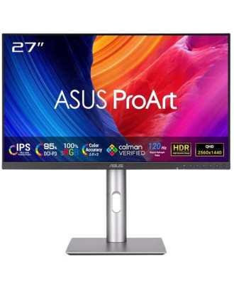 ASUS ProArt Display PA278QGV ( 27"/ IPS / 2K QHD  / 120Hz /  100% sRGB  Color Accuracy ΔE < 2, Calman Verified ) 