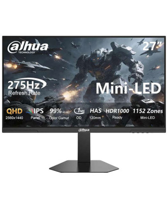 Dahua LM27-EM341A ( 27" / Mini LED / 275Hz / 10bits / 99% DCI-P3 / 3 Years Warranty / Pivot / HDR 1000 )