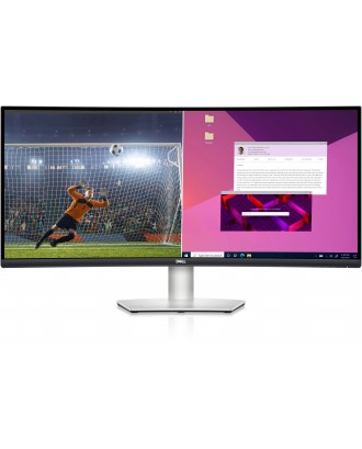 Monitor Dell 34″ Curved S3423DWC Ultra-wide WQHD 3440 x 1440 at 100Hz, AMD FreeSync, USB-C